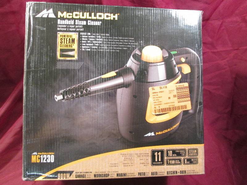 McCulloch Handheld Steam Cleaner Re...
