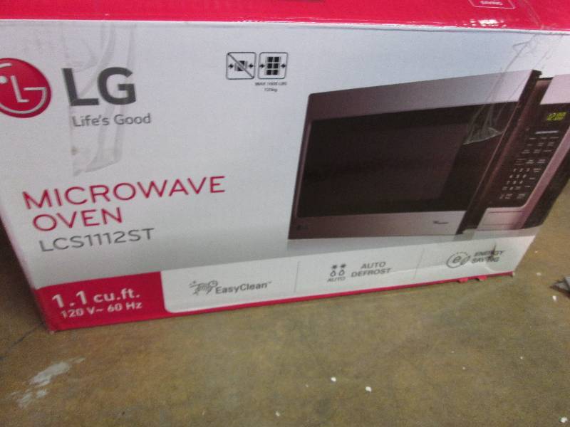LG 1.1 cu. ft. Countertop Microwave...