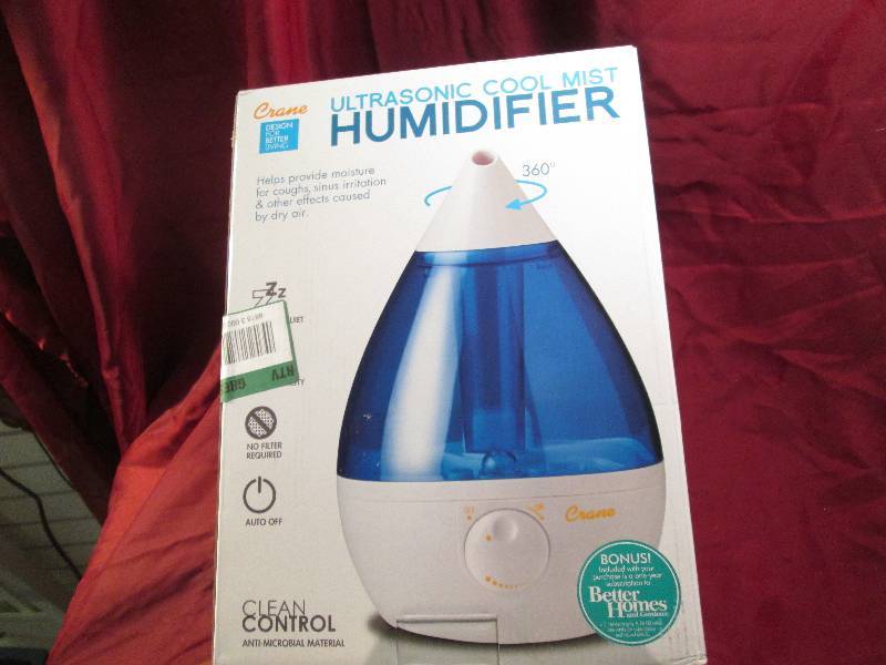 Crane 1-Gal. Drop Cool Mist Humidif...