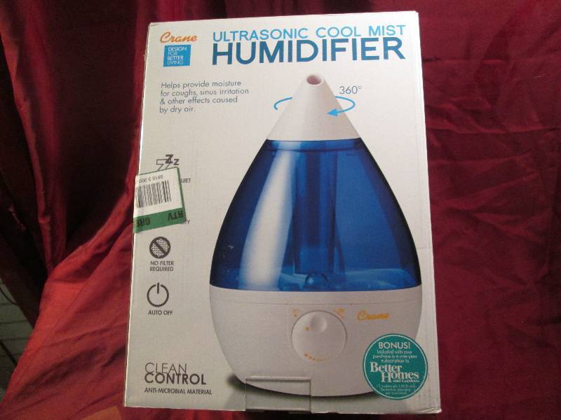 Crane 1-Gal. Drop Cool Mist Humidif...