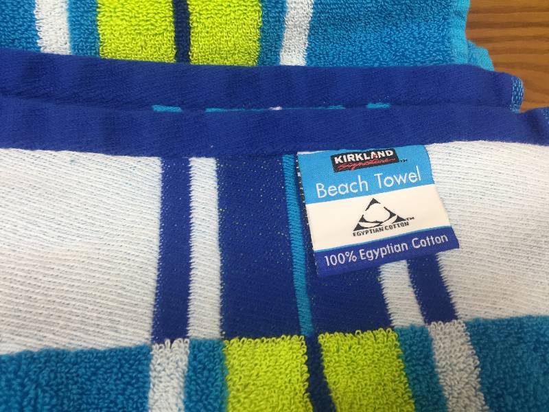 Lot of 2 Kirkland  Beach Towels