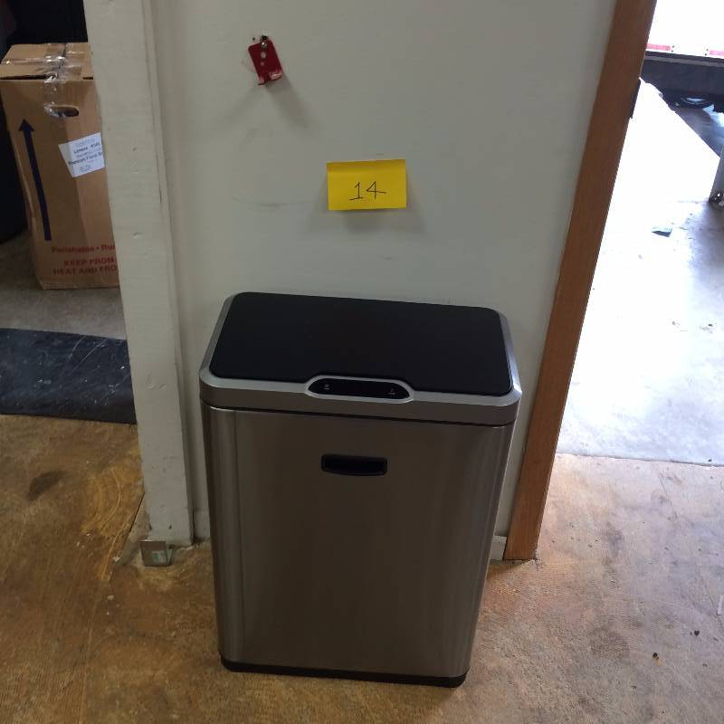 Sensible Eco Living 47L Stainless Steel Trash Can with Motion Sensor Costco