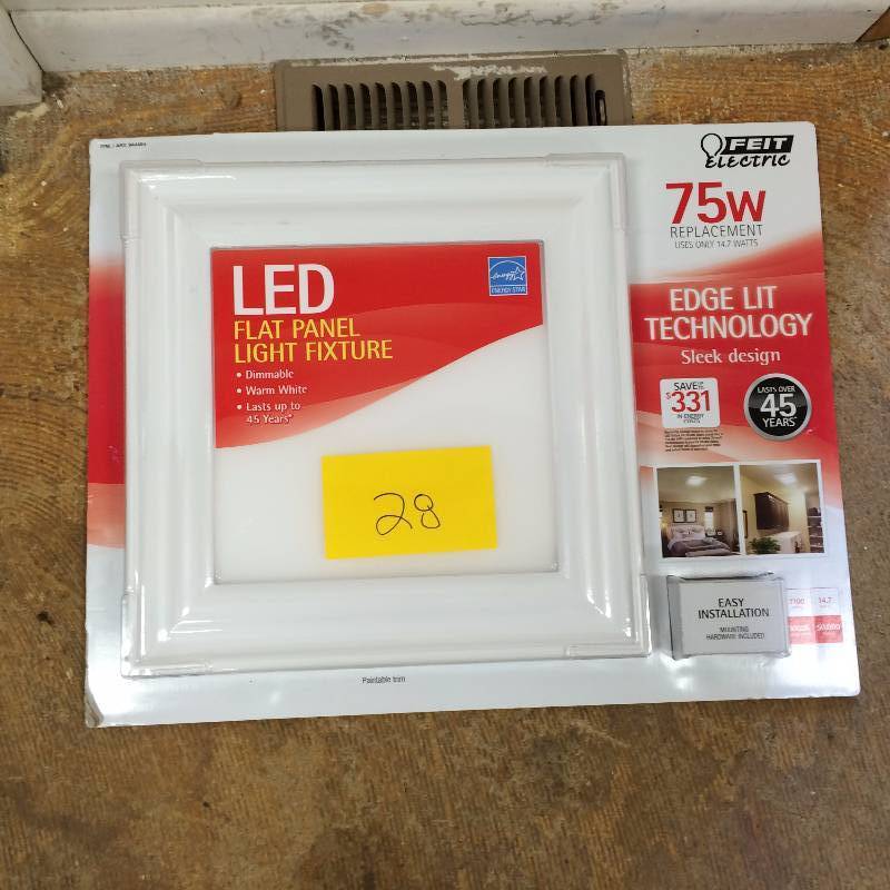 Feit LED Flat Panel Light Fixture sleek flushmount fixture for your house