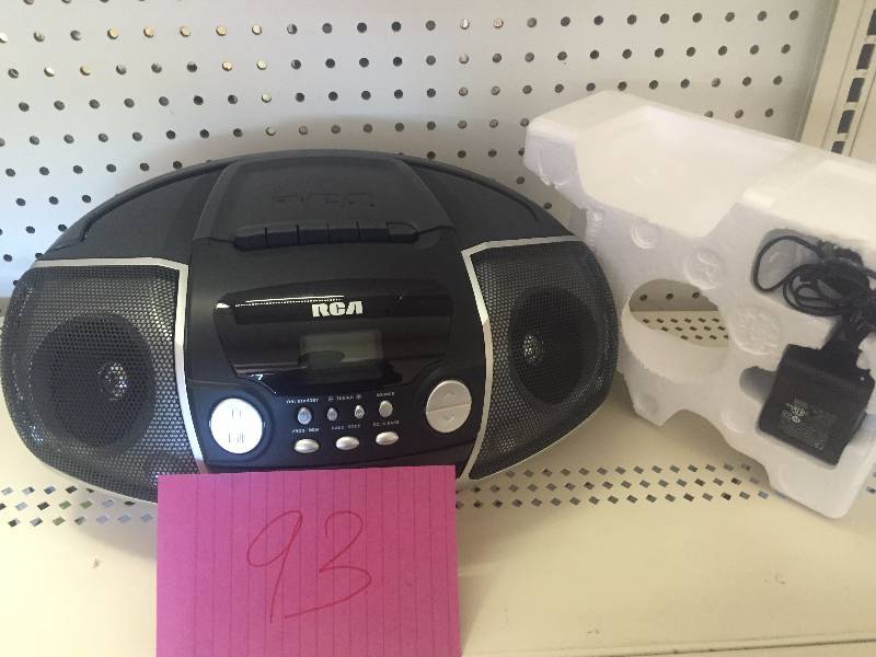 RCA Portable CD Player with Cassette and Radio