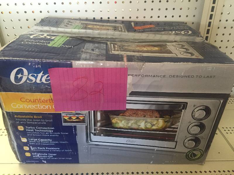 Oster Convection Oven - new however handle stainless steel piece is loose - Oven is new