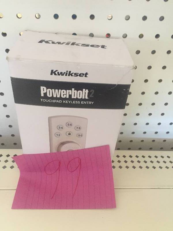 Kwikset Powerbolt  Touchpad Keyless Entry