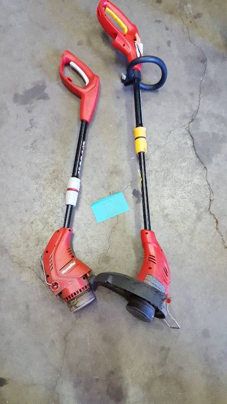 Lot of 2 Homelite Straight Electric String Trimmer in working conditions