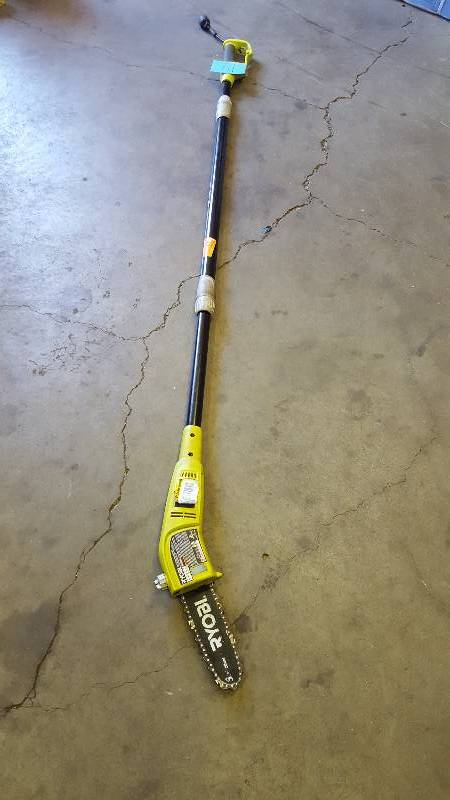 Ryobi 6-Amp Pole Chainsaw used in working conditions