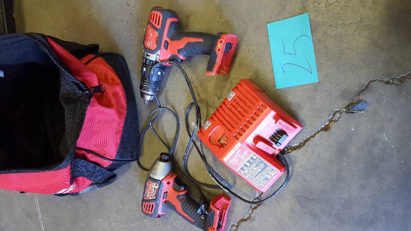 Milwaukee M18 18-Volt Lithium-Ion Cordless Drill DriverImpact Driver Combo Kit (2-Tool) in working conditions