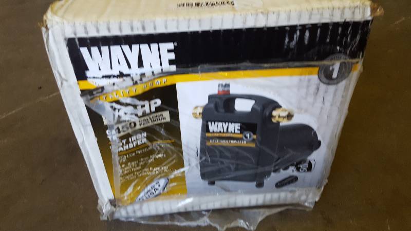 Wayne 12 HP Cast Iron, Portable Transfer Utility Pump Model # PC4 New 12 HP Cast Iron Multi-Purpose Pump With Suction Strainer