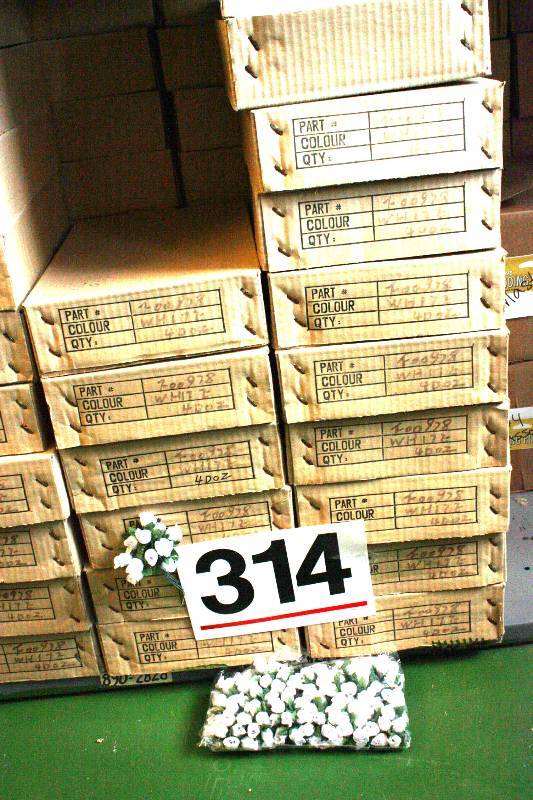 2112 White Rosebud Stems