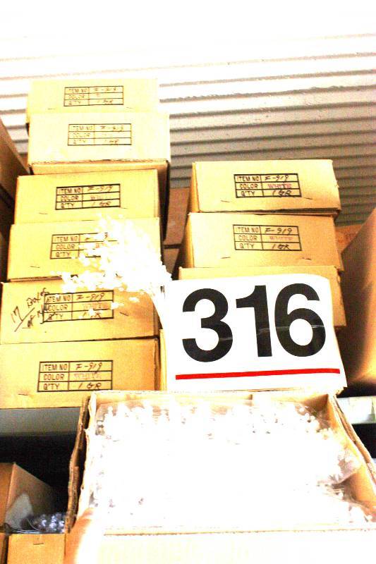 17 boxes of 144  White Flower Stems wPearls
