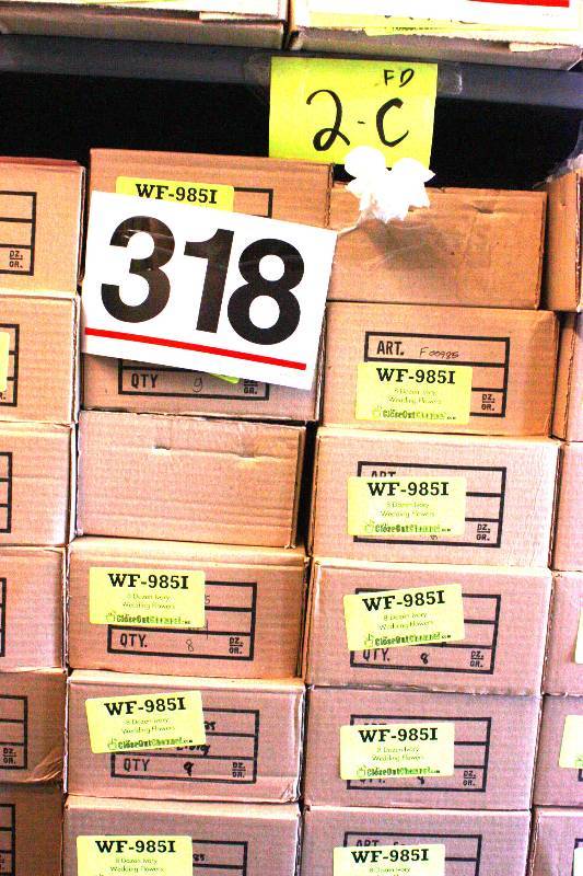 47 boxes of 96 stems per box.  Ivory  3 Rose Stems