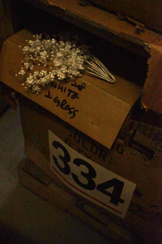 4608 White Floral Stems wPearls