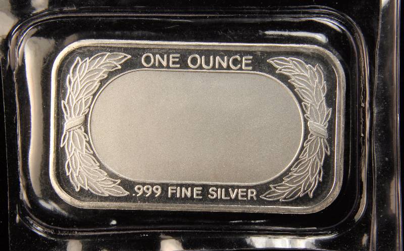 1 TROY OZ. .999 FINE SILVER BAR 10 COMMANDMENTS SEALED