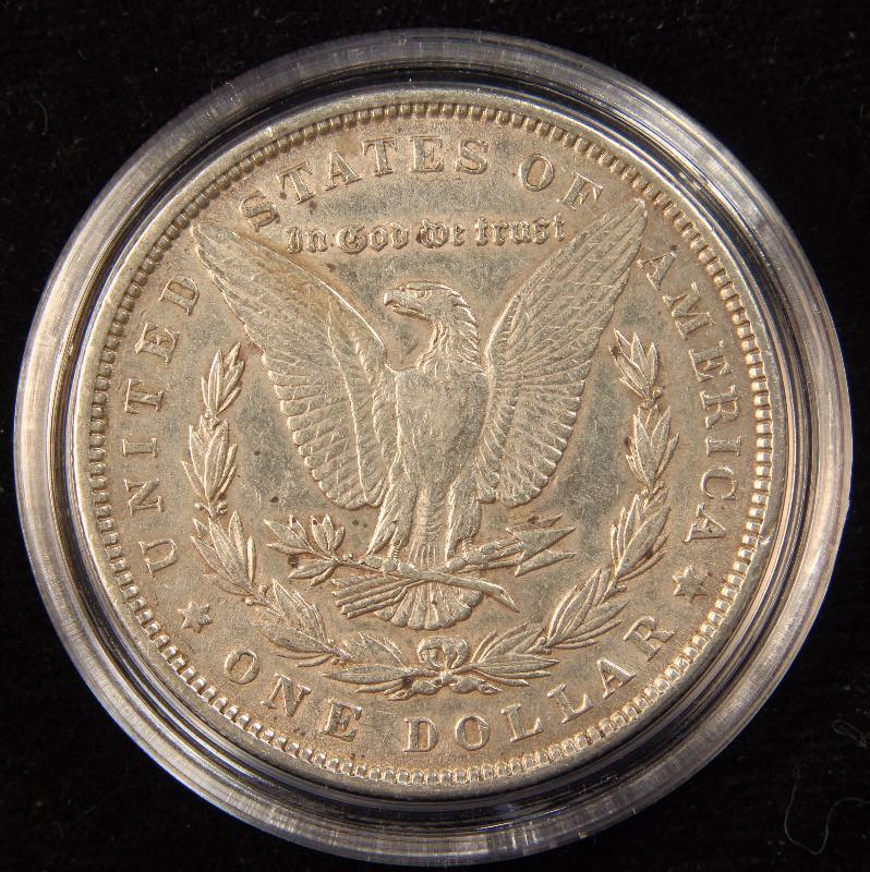 1889 MORGAN SILVER DOLLAR VF DETAILS IN AIRTITE HOLDER