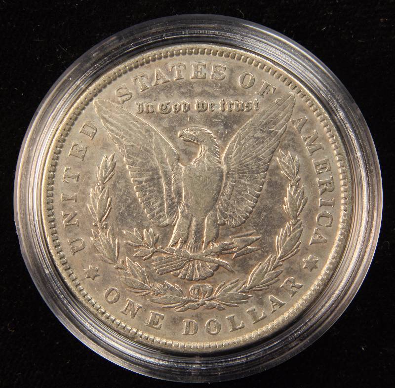1884 MORGAN SILVER DOLLAR VF DETAILS IN AIRTITE