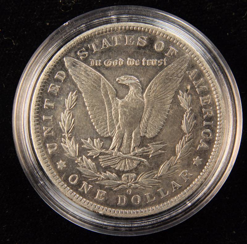 1884-O MORGAN SILVER DOLLAR XF DETAILS IN AIRTITE