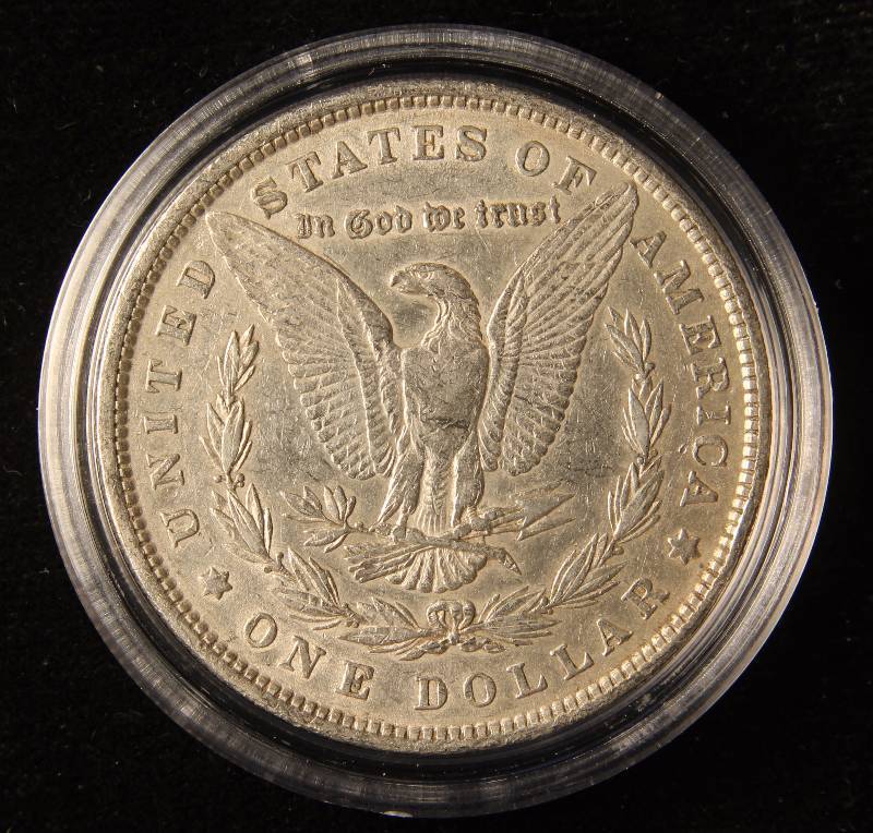 1880 MORGAN SILVER DOLLAR XF IN AIRTITE