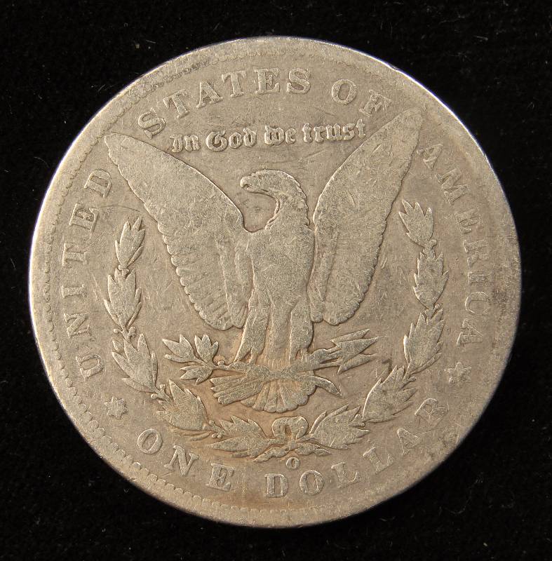 1896-O MORGAN SILVER DOLLAR FINE