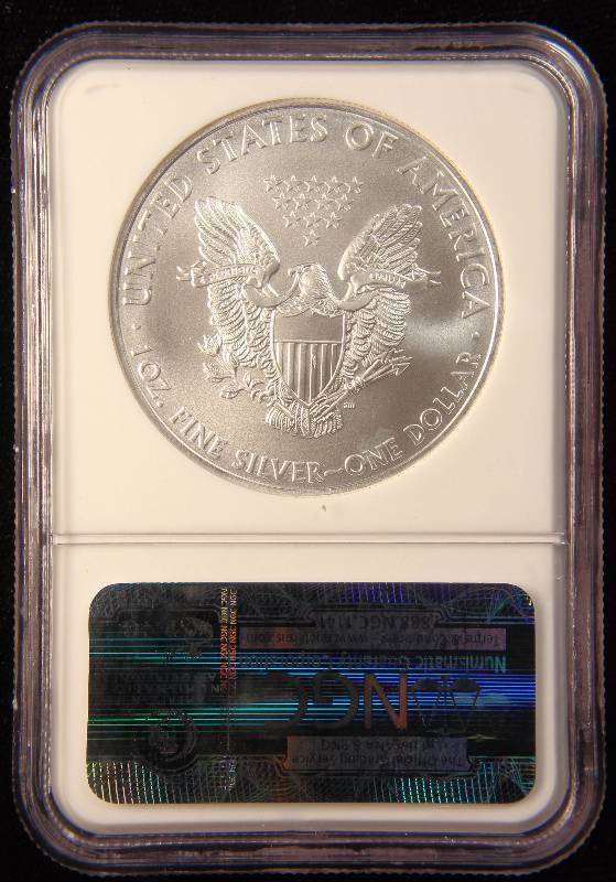 2009 AMERICAN SILVER EAGLE .999 FINE SILVER 1 TROY Oz. NGC MS69