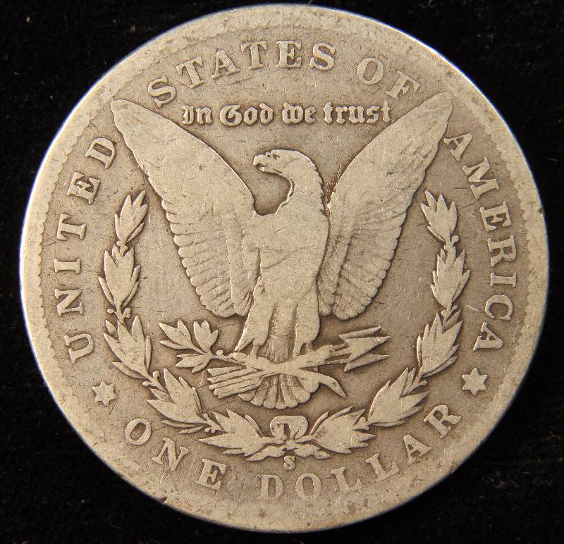 1900-S MORGAN SILVER DOLLAR
