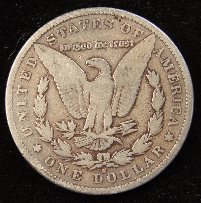1892-S MORGAN SILVER DOLLAR