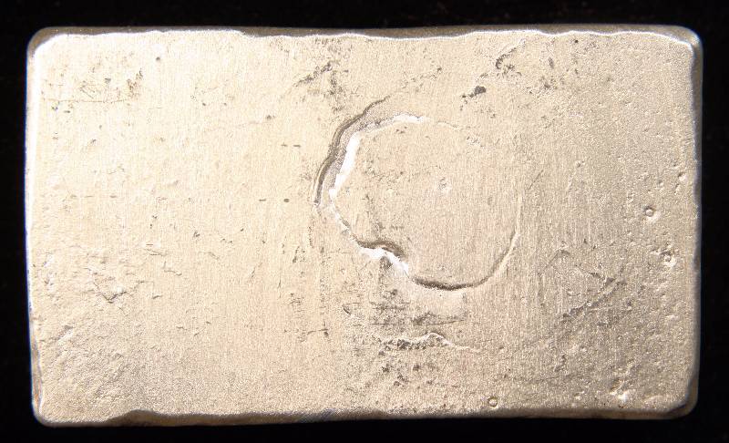 5 TROY OZ. .999 FINE SILVER BAR HAND POURED PROSPECTORS GOLD & GEMS