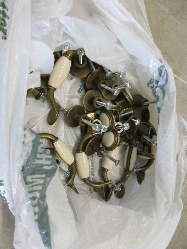 Bag of matching drawer pulls