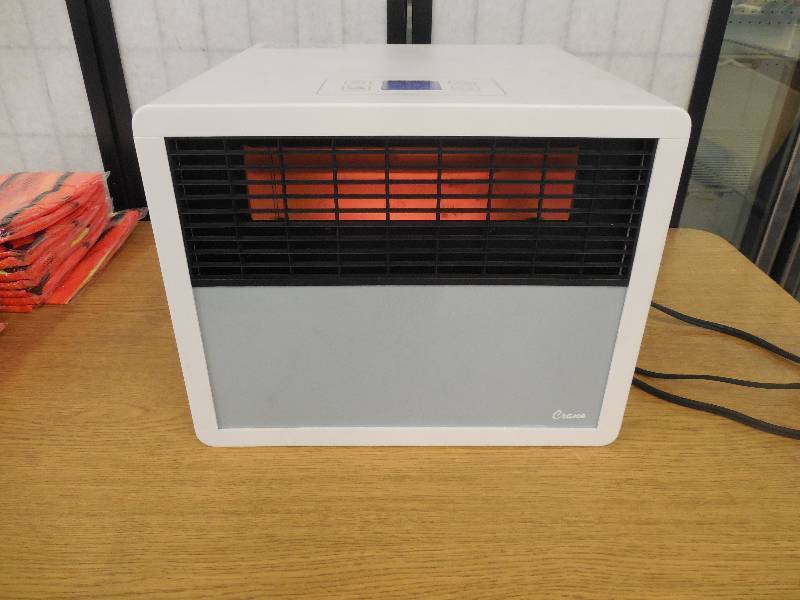 1500-Watt Digital Infrared Heater with Wi-Fi Phone App - White