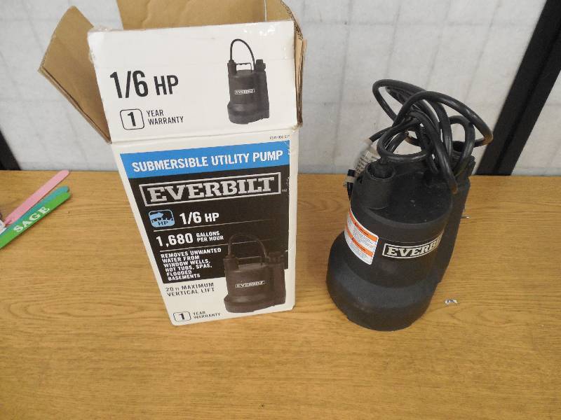 16 HP Submersible Thermoplastic Utility Pump