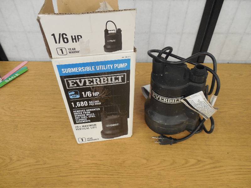 16 HP Submersible Thermoplastic Utility Pump