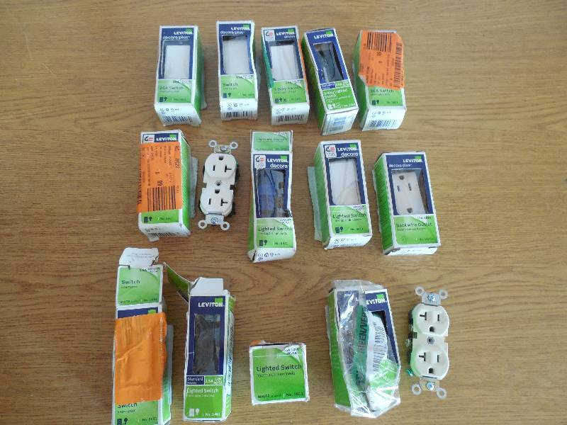 15 ELECTRICAL SWITCHOUTLET LOT