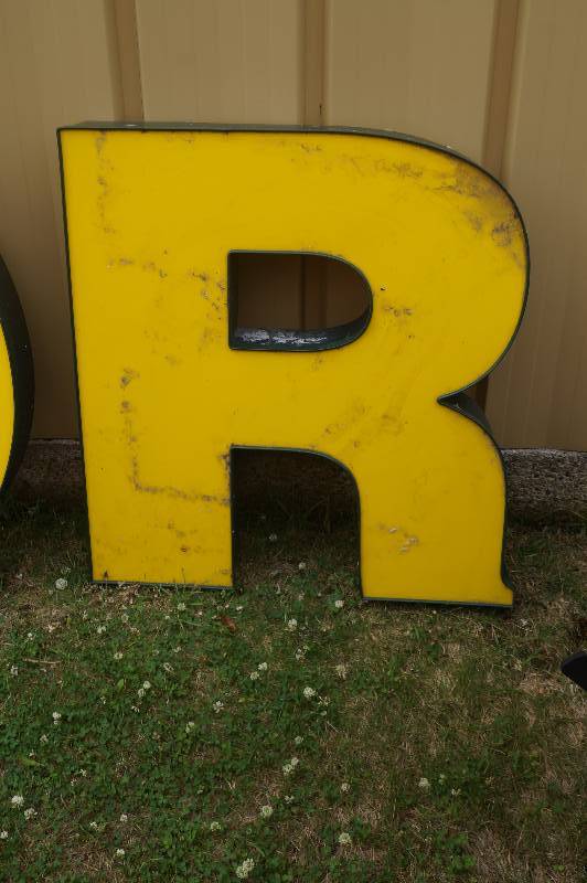Large LED Lighted Letter