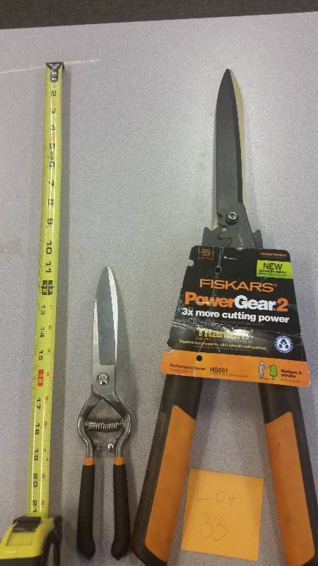 Forged Grass Shear and 9 Powergear Hedge Cutters