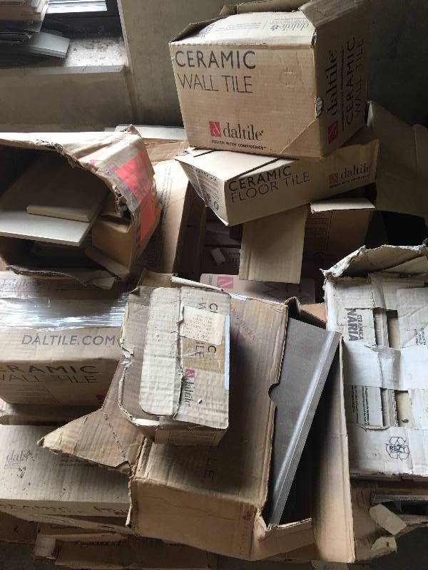 lot 22 image: Tile Lot - Pallet of Assorted Tile - (Lot N)
