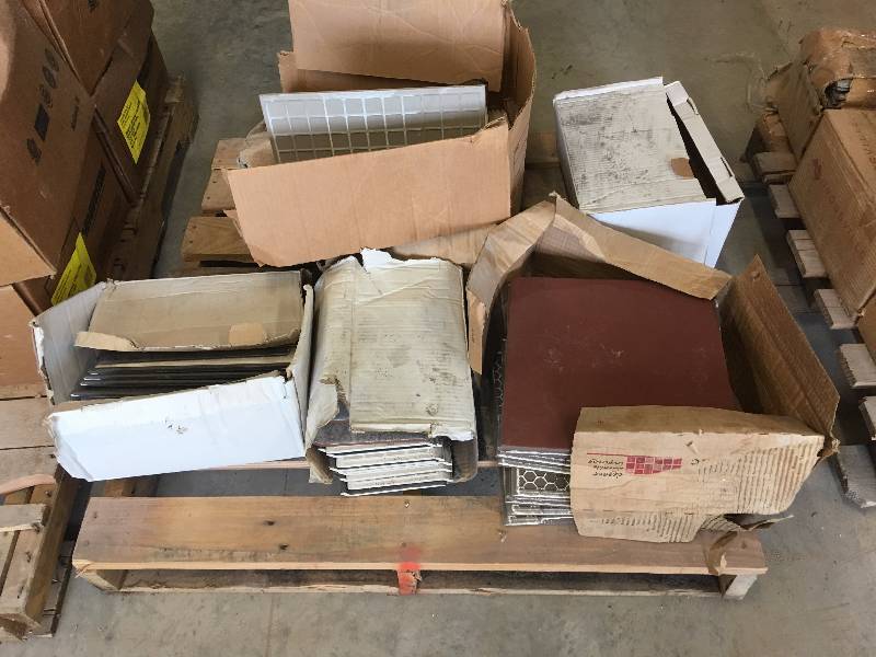 lot 24 image: Tile Lot - Pallet of Assorted Tile - (Lot P)