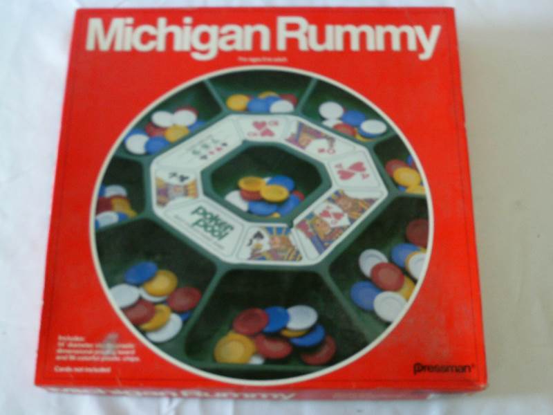 lot 21 image: Michigan Rummy Set