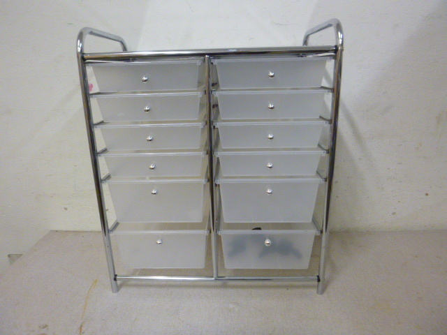 lot 37 image: 12 Drawer Storage Unit