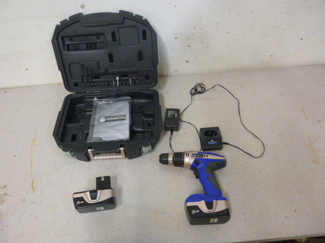 lot 50 image: Apprentice 18 Volt Cordless Drill