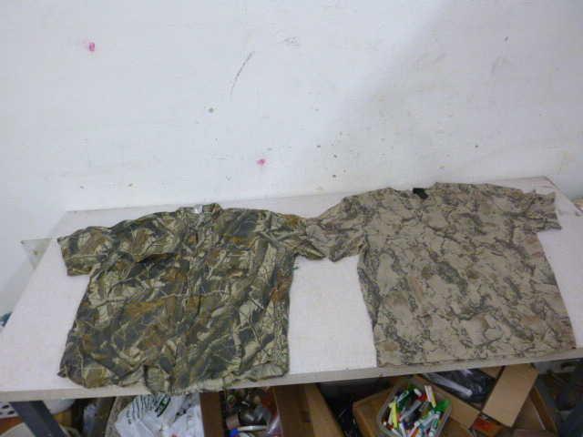 lot 82 image: 2 Camouflage Shirts