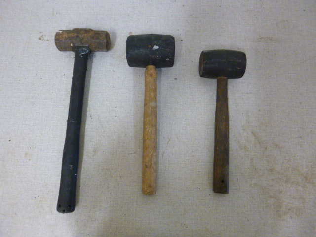 lot 204 image: 2 Rubber Mallets