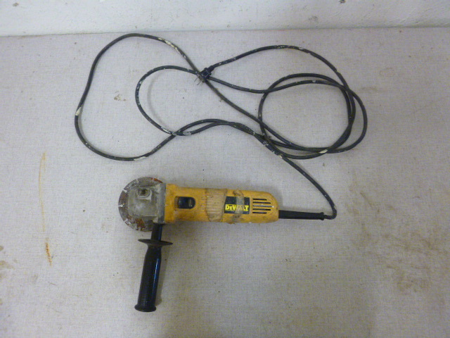 lot 205 image: DeWalt DW818 Angle Grinder