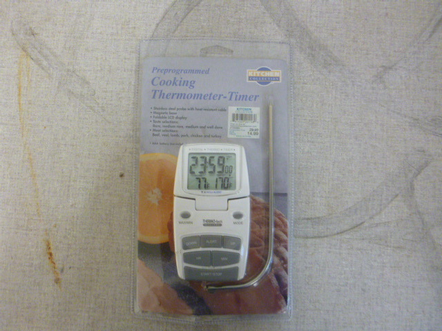 lot 293 image: Kitchen  Collection Preprogrammed Thermometer-Timer