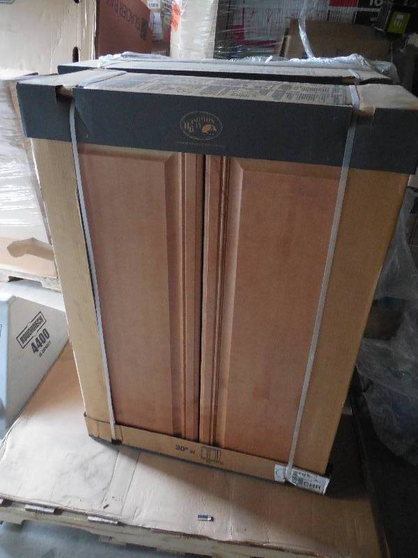 30x42x12 in. Cambria Wall Cabinet in Harvest