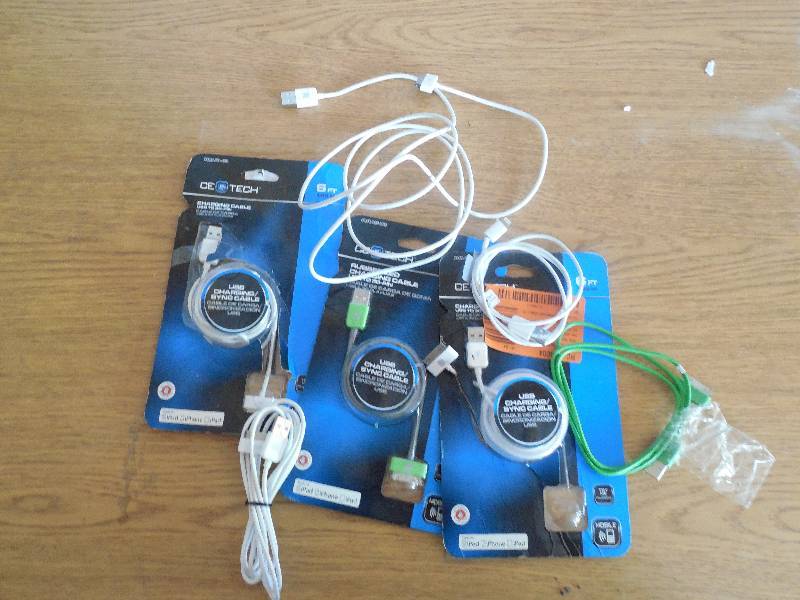 CELL PHONE CHRAGER CORD LOT