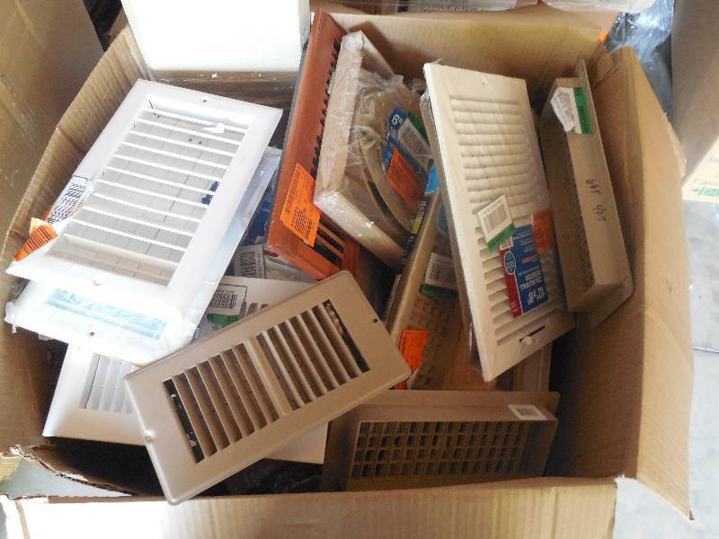 BIG BOX LOT OF REGISTER VENTS