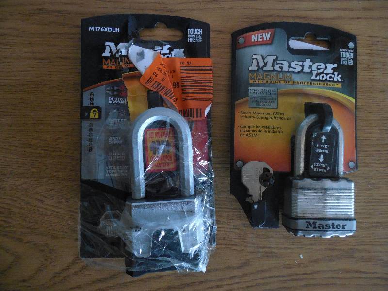(2) MASTERLOCK PADDLOCKS