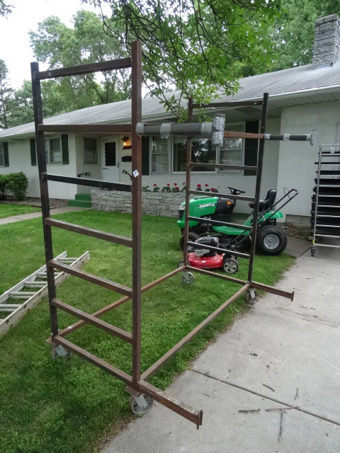 Rolling Lumber Rack.