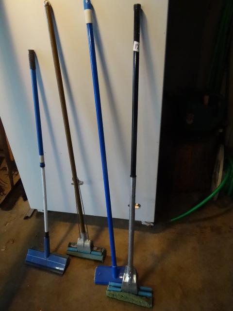 3- Squeegee Mops,